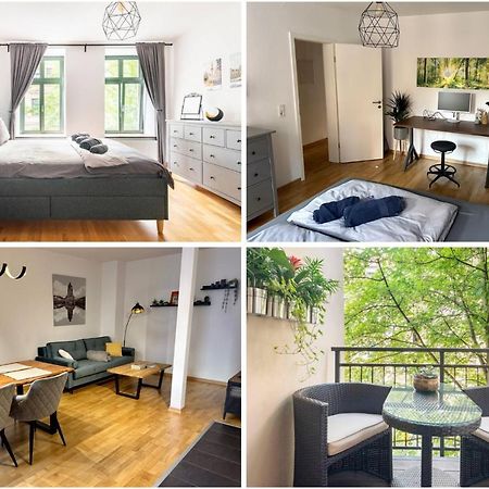 Super Zentrale, Gemuetliche Wohnung Mit Balkon Leipzig Exterior foto
